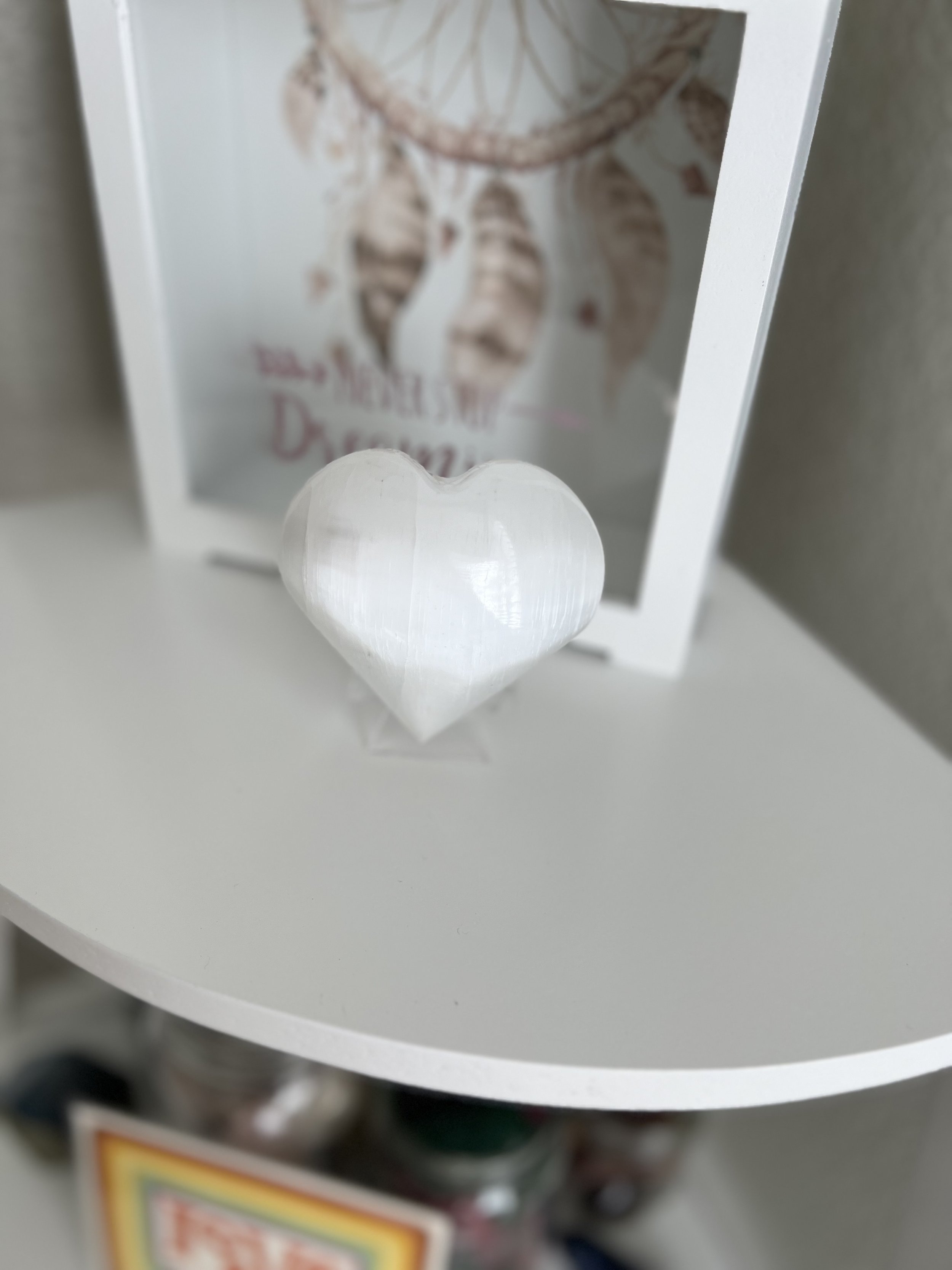 Selenite Heart