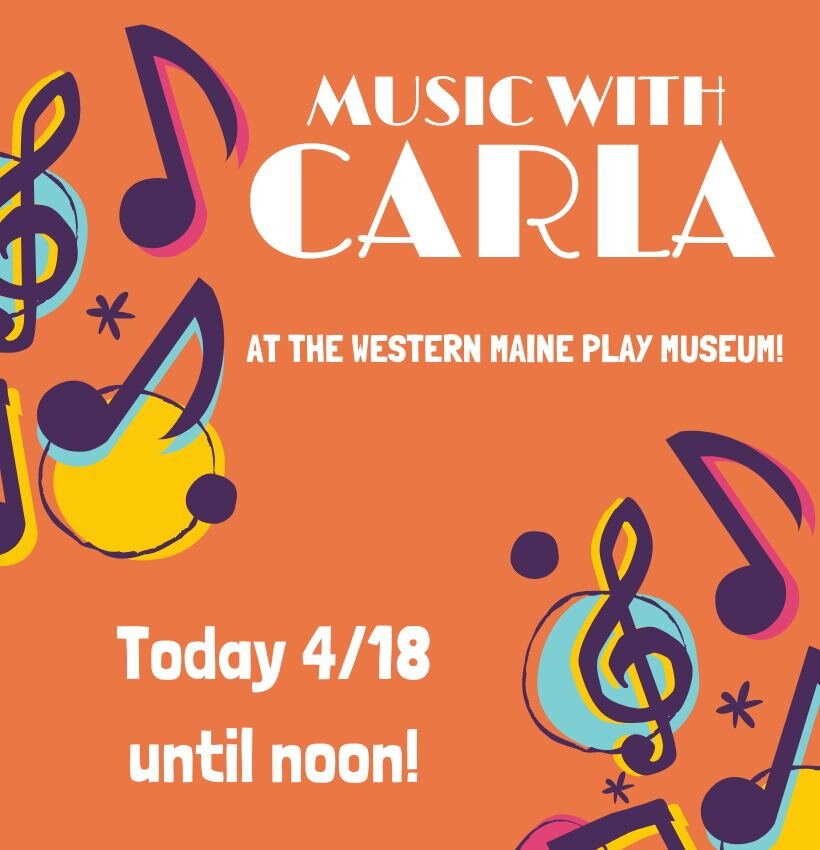 Music With Carla!
Today until noon!