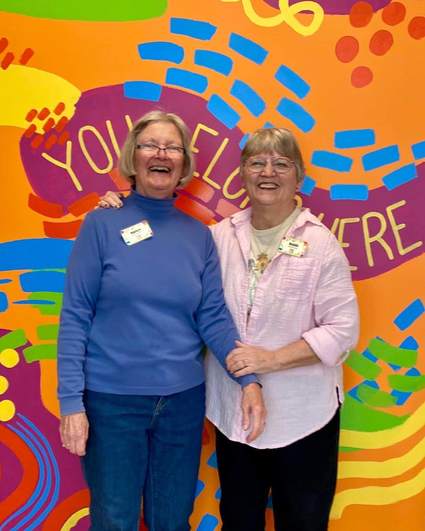 Thank you Thursday!! 

We love our volunteers!! These two special ladies have been with us from the very beginning! Thank you Robin and Nancy!! You both belong here!!!