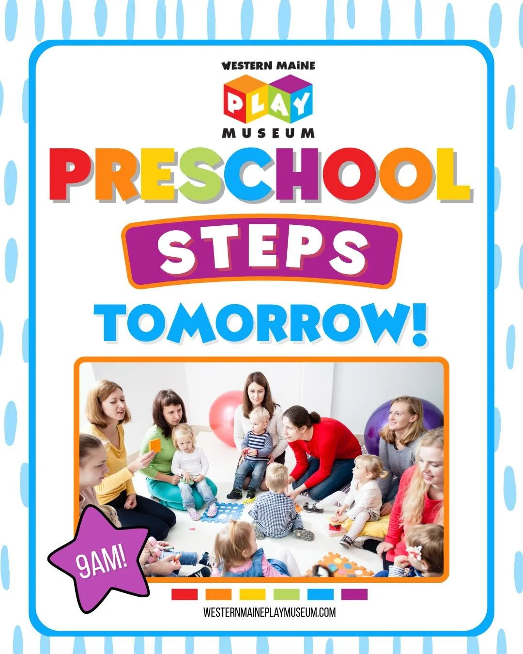Our NEW Playgroup Series Starts TOMORROW ✨
Big little milestones start here! Join us for Preschool Steps, our brand-new guided playgroup designed to help your child build confidence, social skills, and early learning foundations in a fun, supportive 