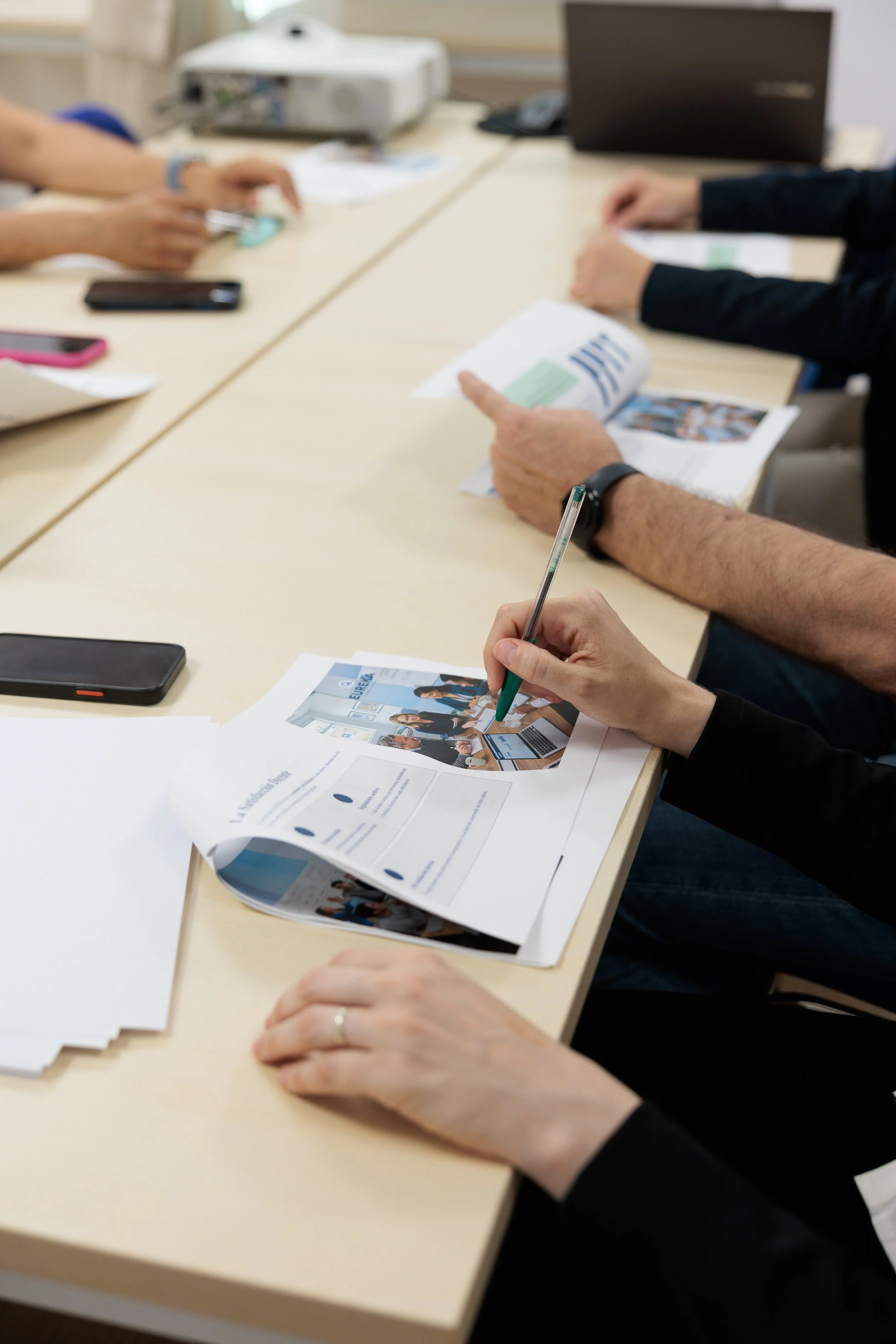 fotografía corporativa detalle para web en Barcelona