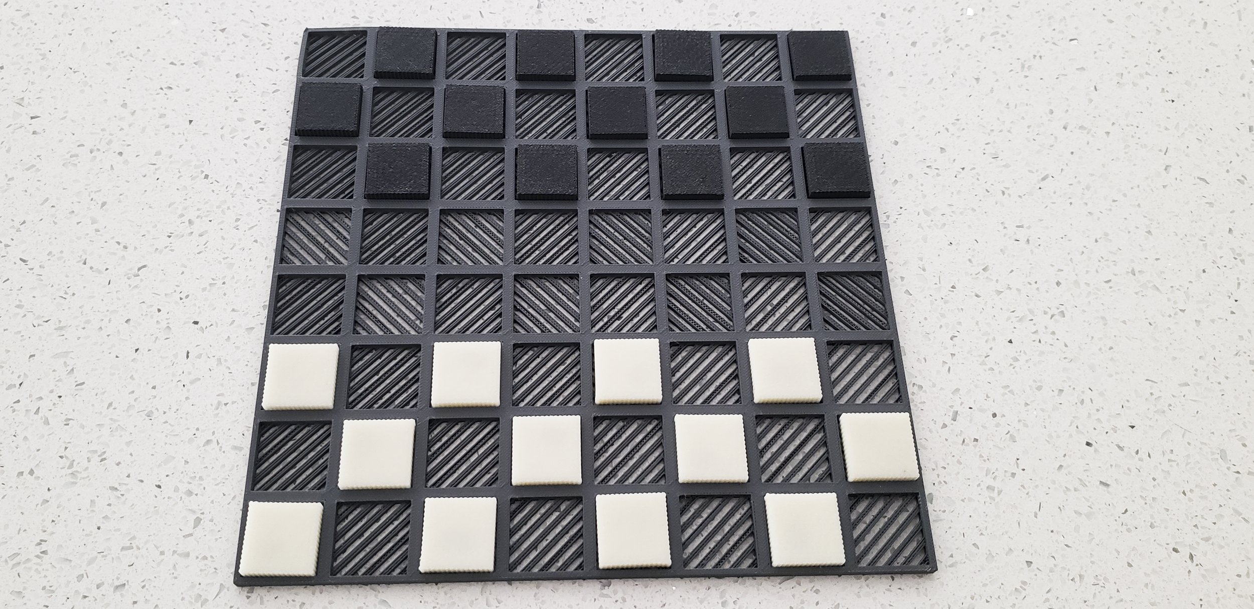 The set can also be used to play checkers