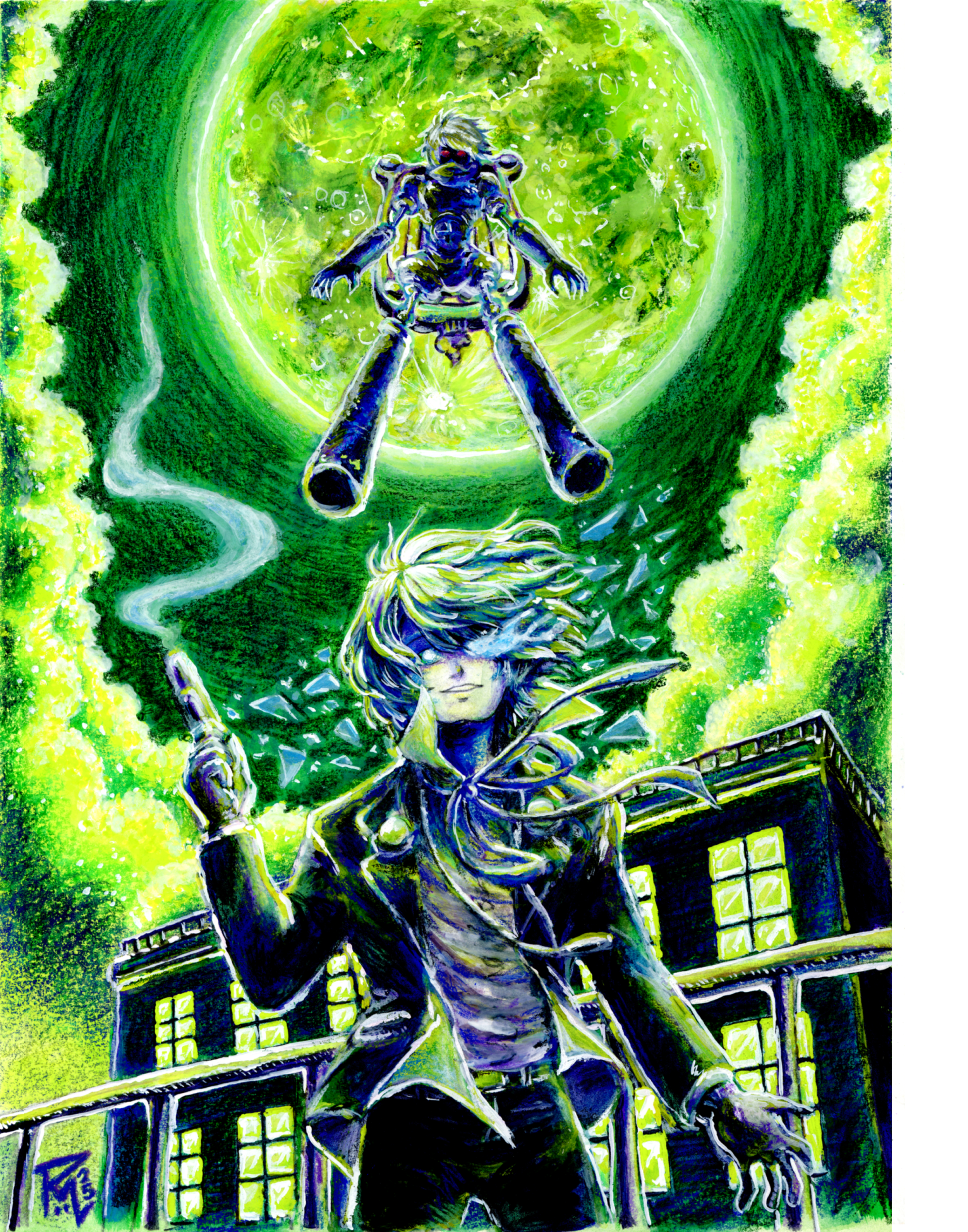 Persona 3 Dark Hour Awakening Print