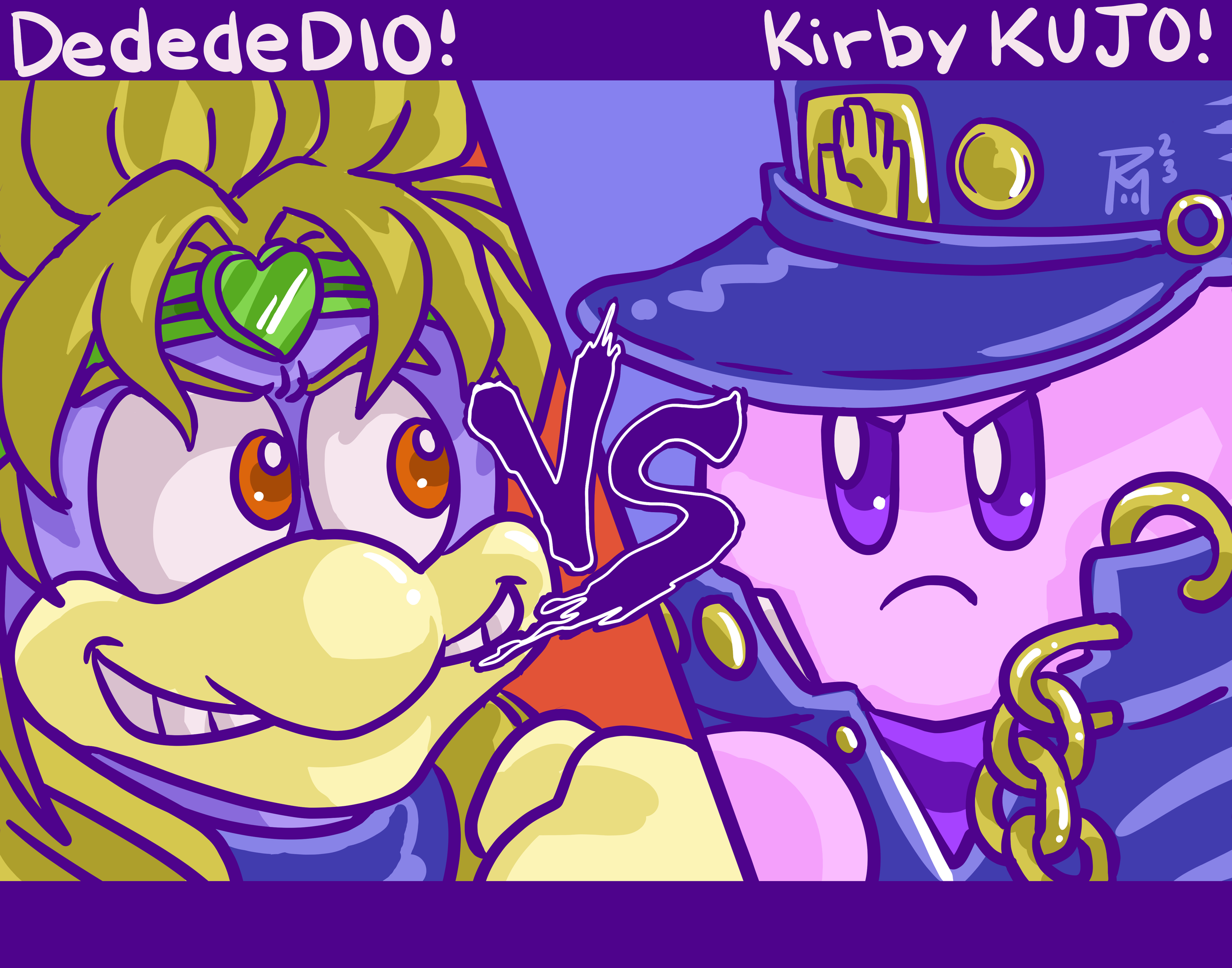 Kirby and Jojo crossover Smash Bros