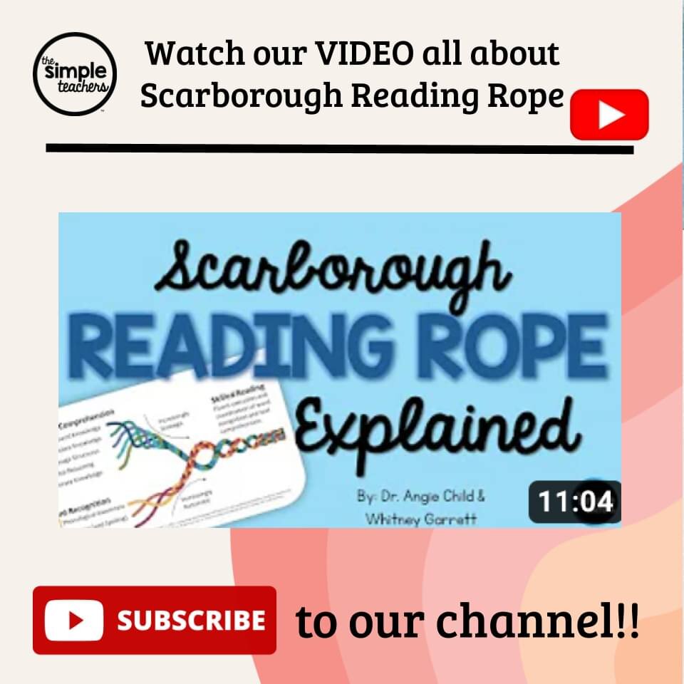 Scarborough Reading Rope EXPLAINED! Check out our YouTube video!

Link to our channel in bio!

#fyp #scienceofreading #reading #teaching #thesimpleteachers #readingteacher