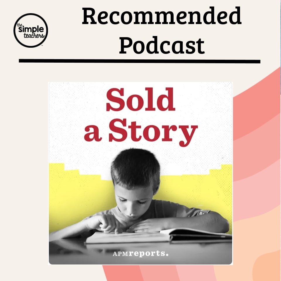 Head on over to your favorite 🎙podcast🎙 platform or the website below and listen to &quot;Sold a Story&quot;. @apmreports 

https://features.apmreports.org/sold-a-story/

#fyp #scienceofreading #reading #teaching #thesimpleteachers #readingteacher