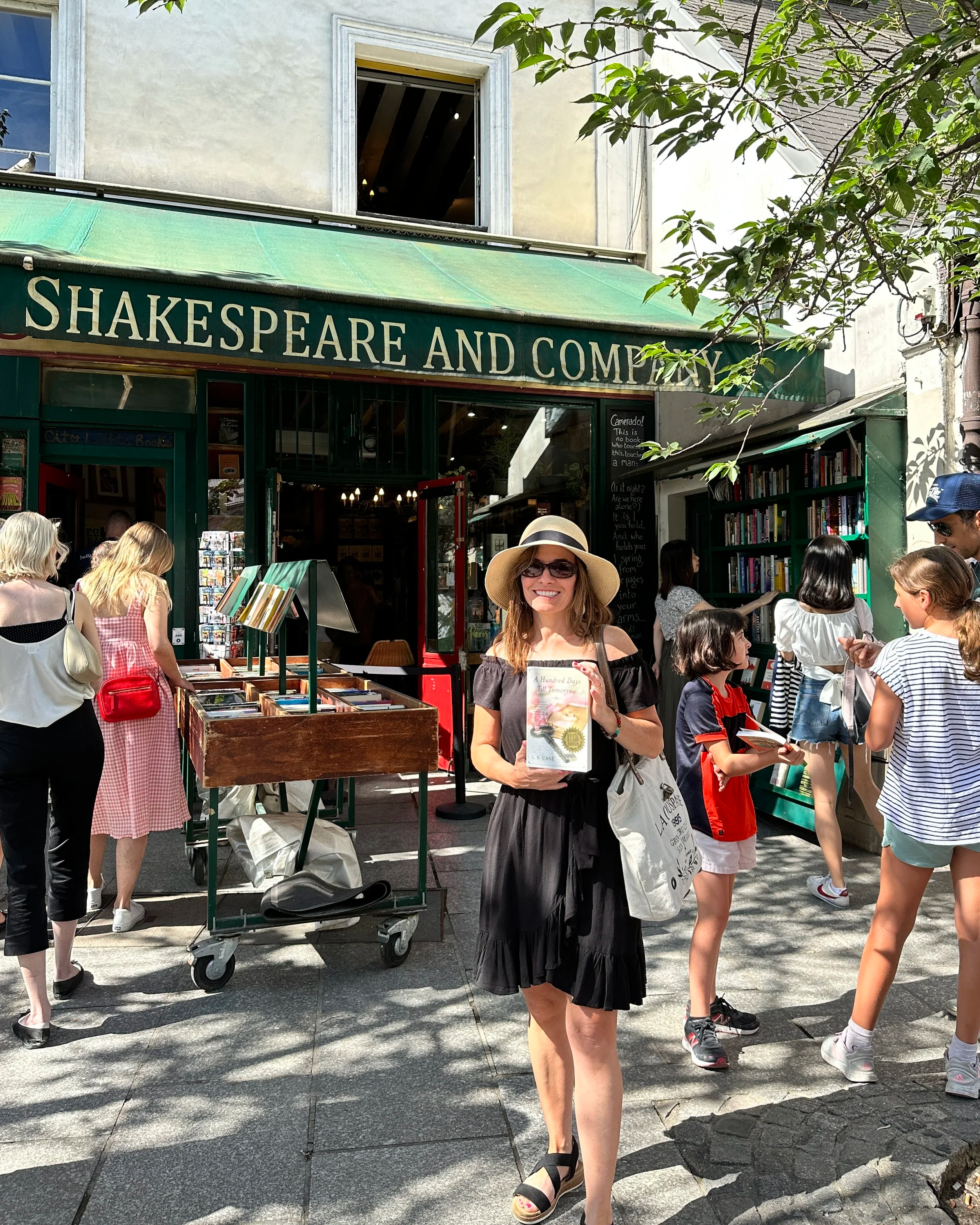 Visiting the famous bookstore in France