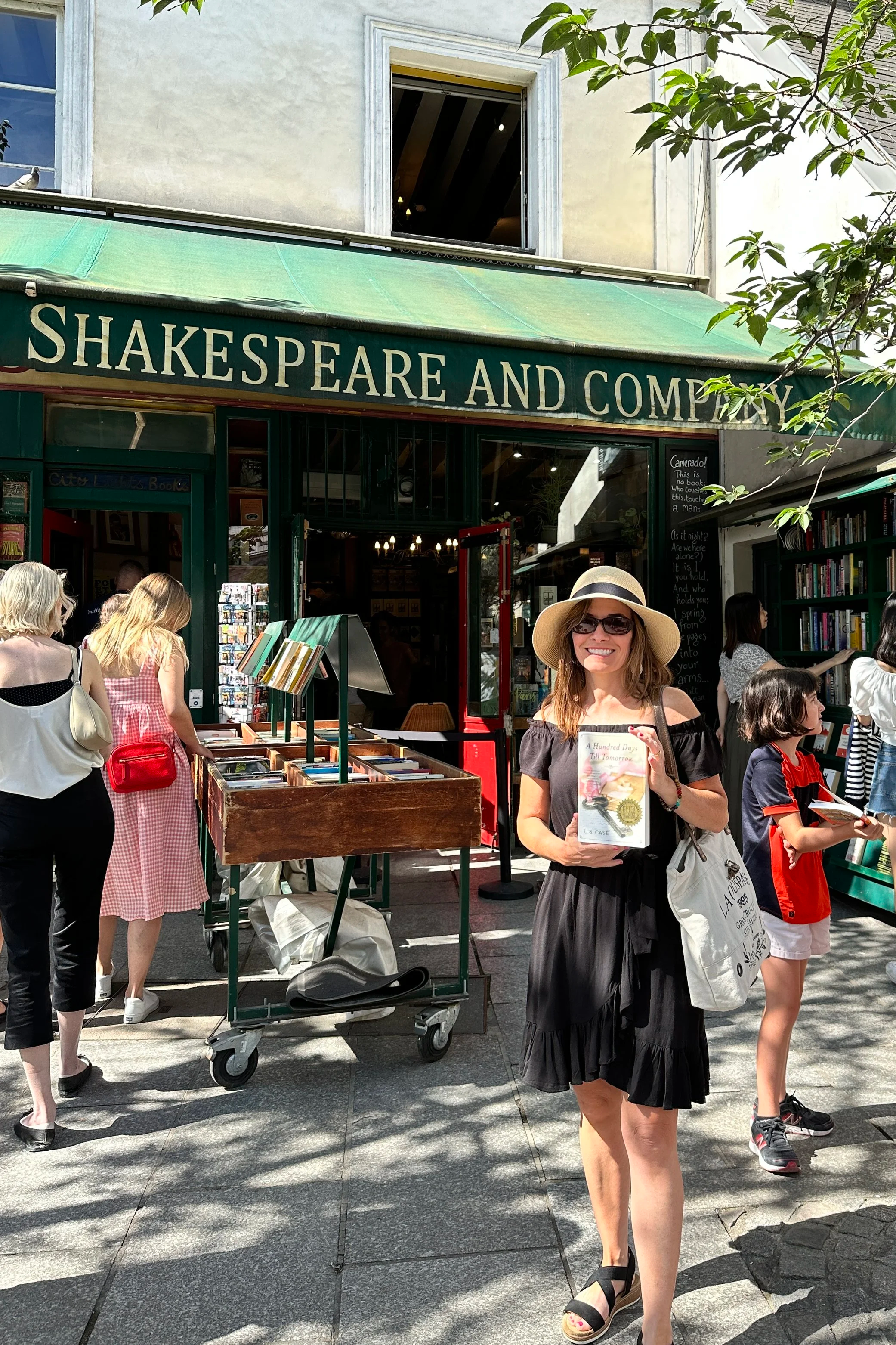 Visiting the famous Paris bookstore