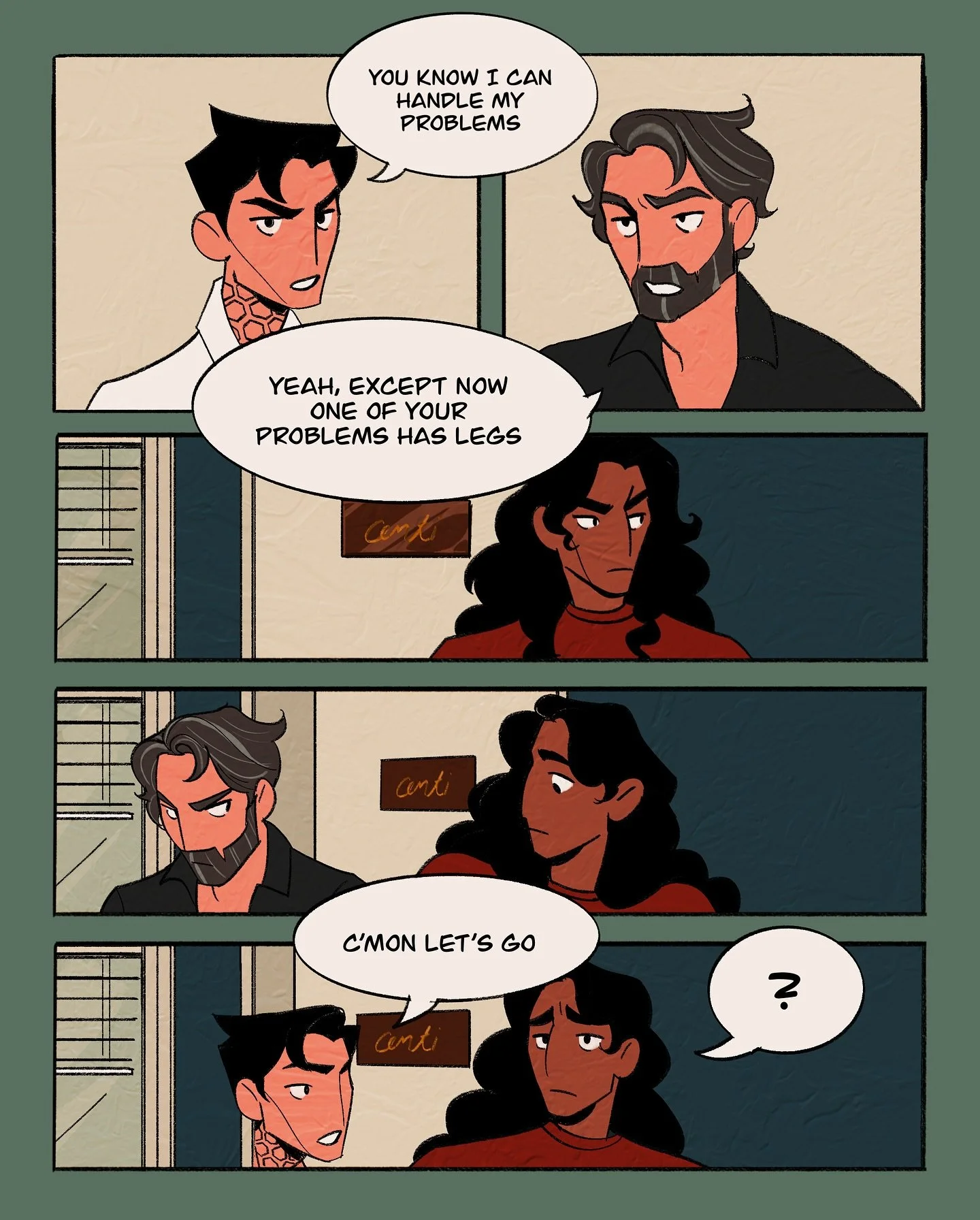 The Club Arc begins! Ace is ready to see and experience the world ✨ or at least he thinks he is, but Angelo is going to have a real conniption 

#art #illustration #animation #frankenstien #ocs #maryshelley #characterdesign #comics #aceandangelo #dig