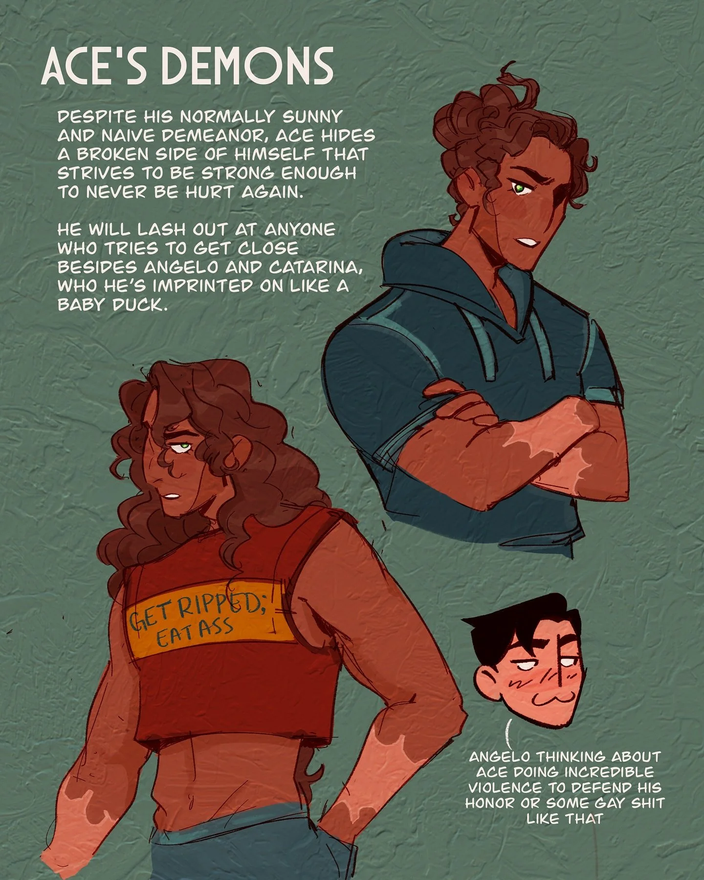 Little insights on Ace today, I haven&rsquo;t had much of a chance to get to Ace&rsquo;s darker side as we&rsquo;ve established his role in the mob and his dynamic with Angelo. However, Joseph was unforgiving in his creation&rsquo;s psyche, and that 