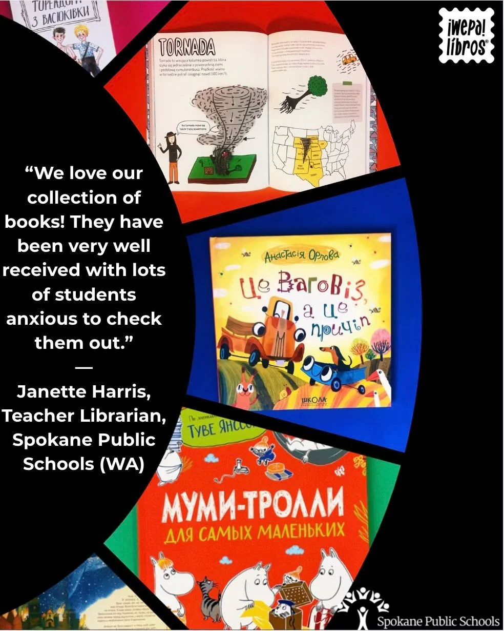 🎉 CELEBRATE: October is Bilingual Children's Month! 🎉
We&rsquo;re celebrating by highlighting schools and districts embracing multilingualism in their libraries!

💬 &ldquo;We love our collection of books! They have been very well received with lot