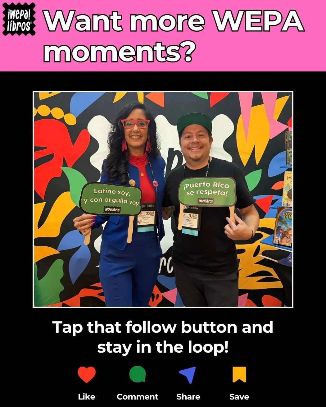 Craving more WEPA vibes? 🔥 Hit that follow!
Drop &ldquo;WEPA&rdquo; in the comments if you just joined the familia! 🇵🇷✨

@miguelbrioneswrites