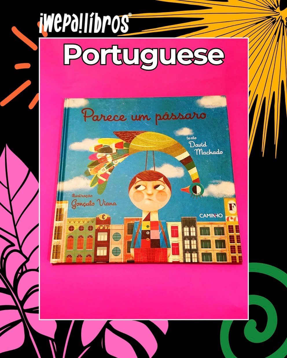 🇵🇹 Language Tuesday: Portuguese!
Each Tuesday, we highlight one language with a fun fact, a greeting, and a book recommendation. 🌍📚

✨ Fun Fact:
Portuguese is spoken on four continents, making it one of the most global Romance languages!

👋 Gree
