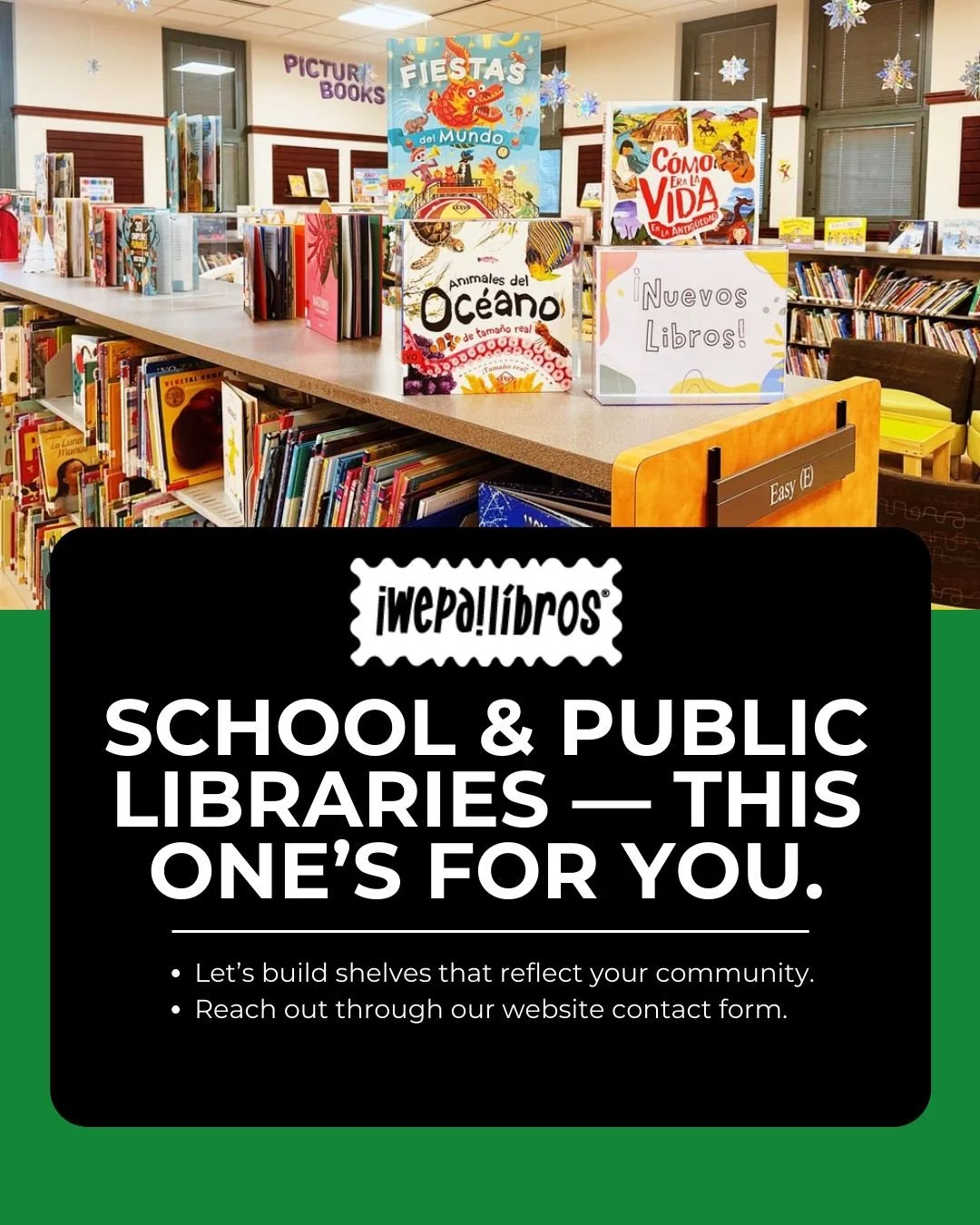 Libraries are where stories meet identity &mdash; and library leaders make that possible. 📚✨

From multilingual collection development to Spanish titles and high-interest books that actually circulate, every decision you make shapes what readers see