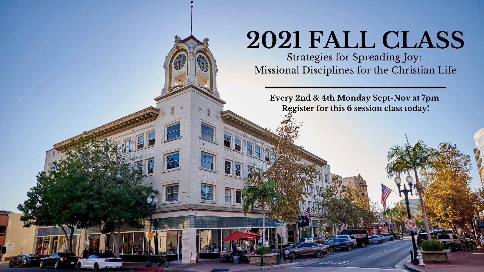 Don't Forget to Register for the 2021 Fall Class