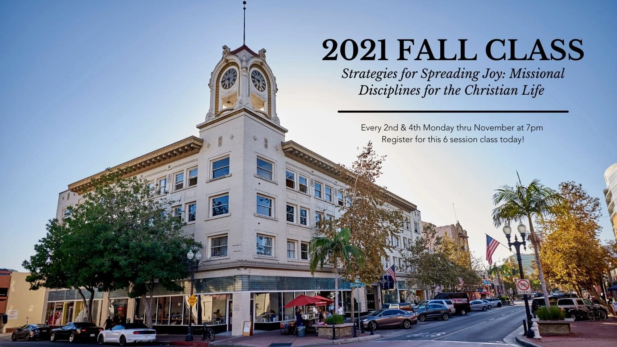 Register for the 2021 Fall Class 