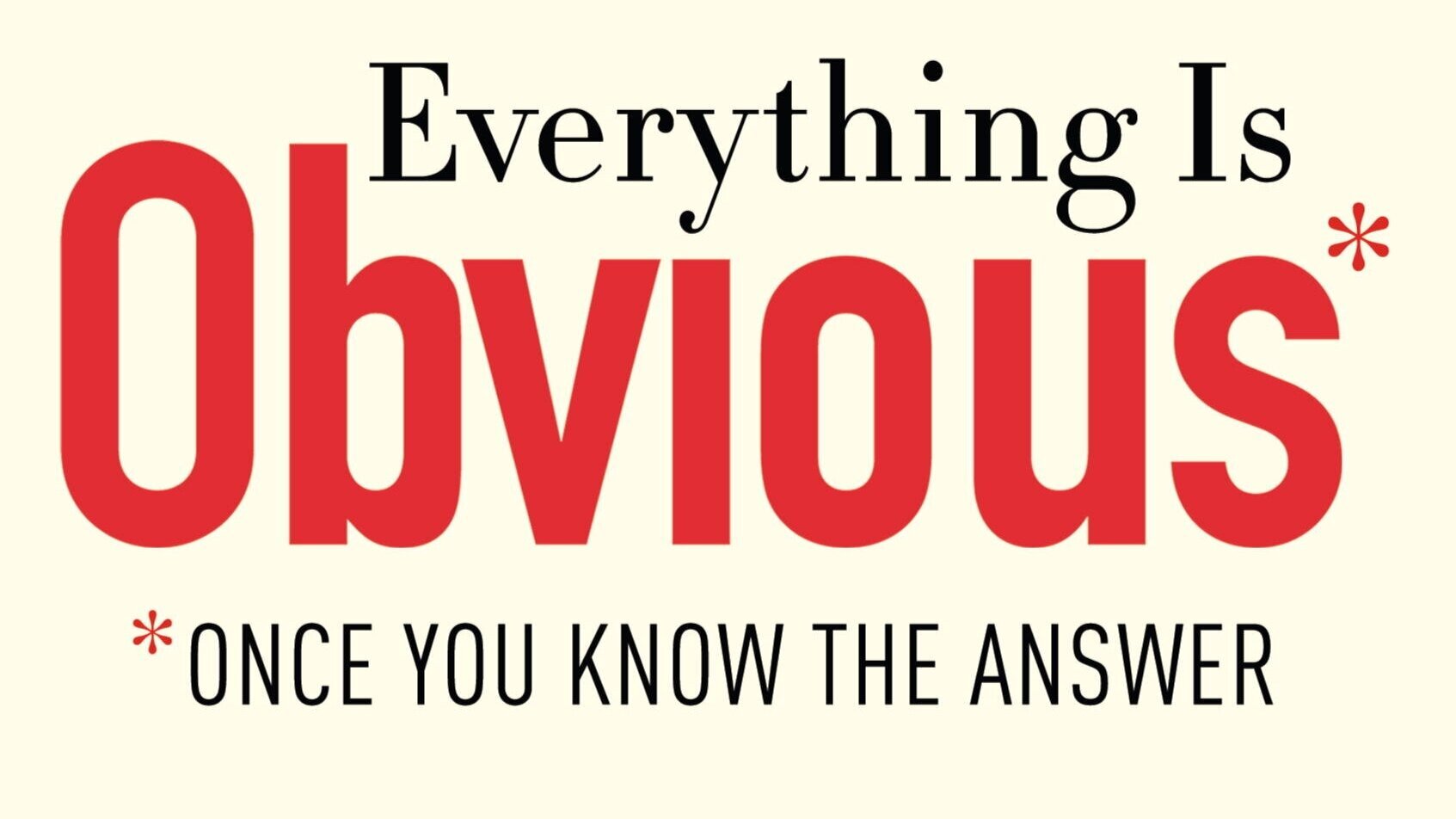 Be Humble - Especially When You Don't Know Everything