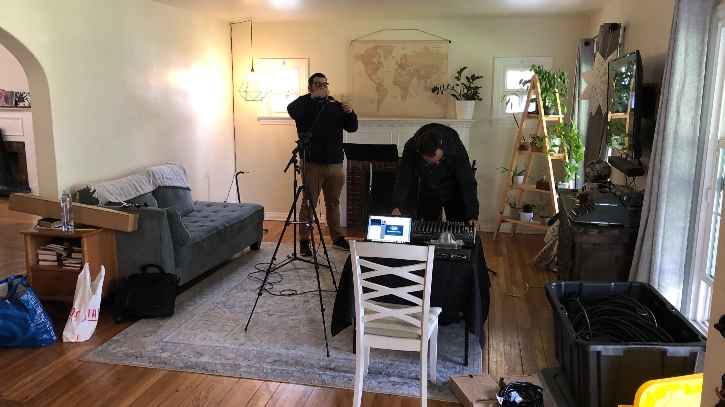 Our First Sunday Together In Our Own Homes