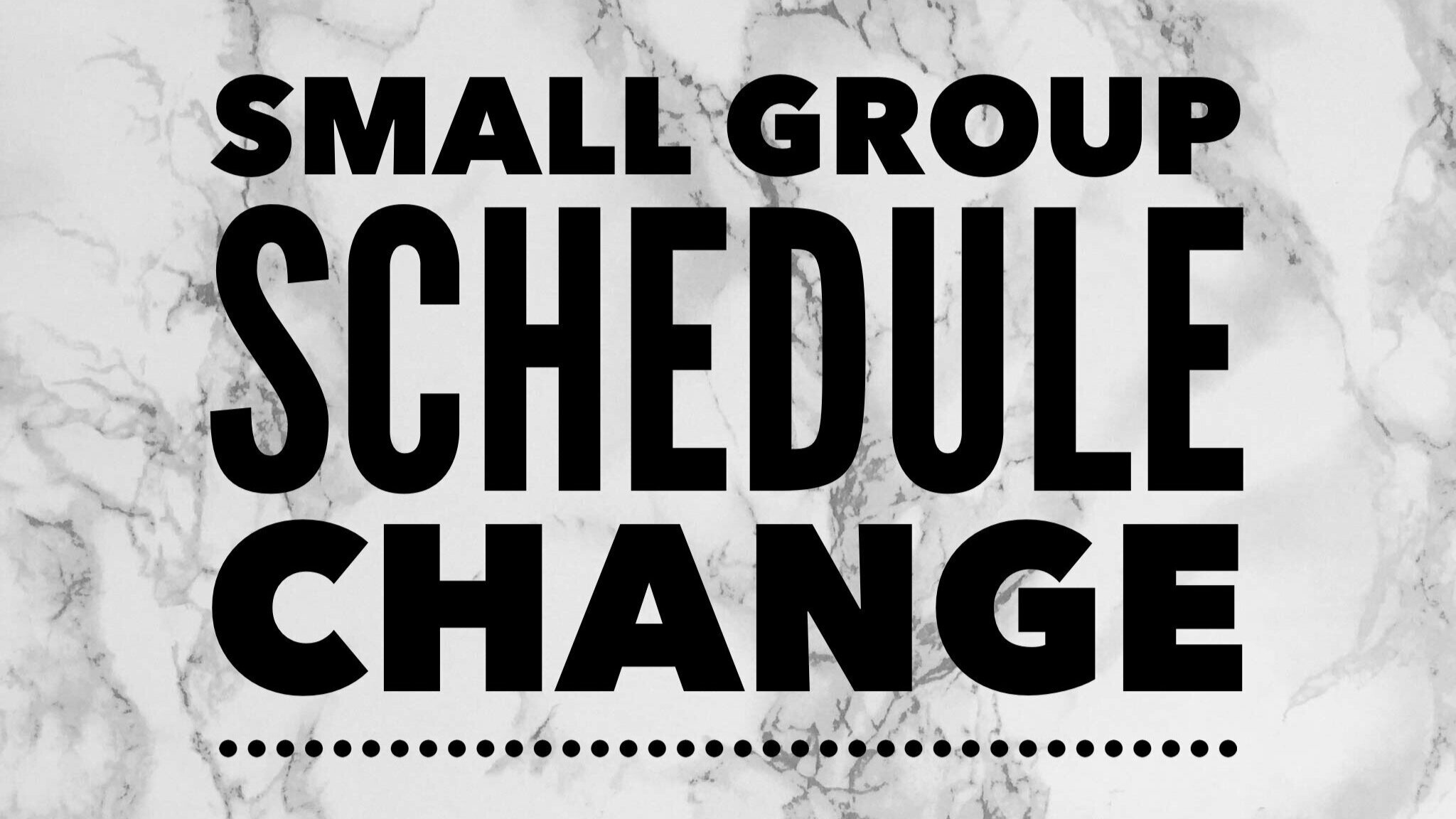 Small Groups are Meeting THIS Friday 