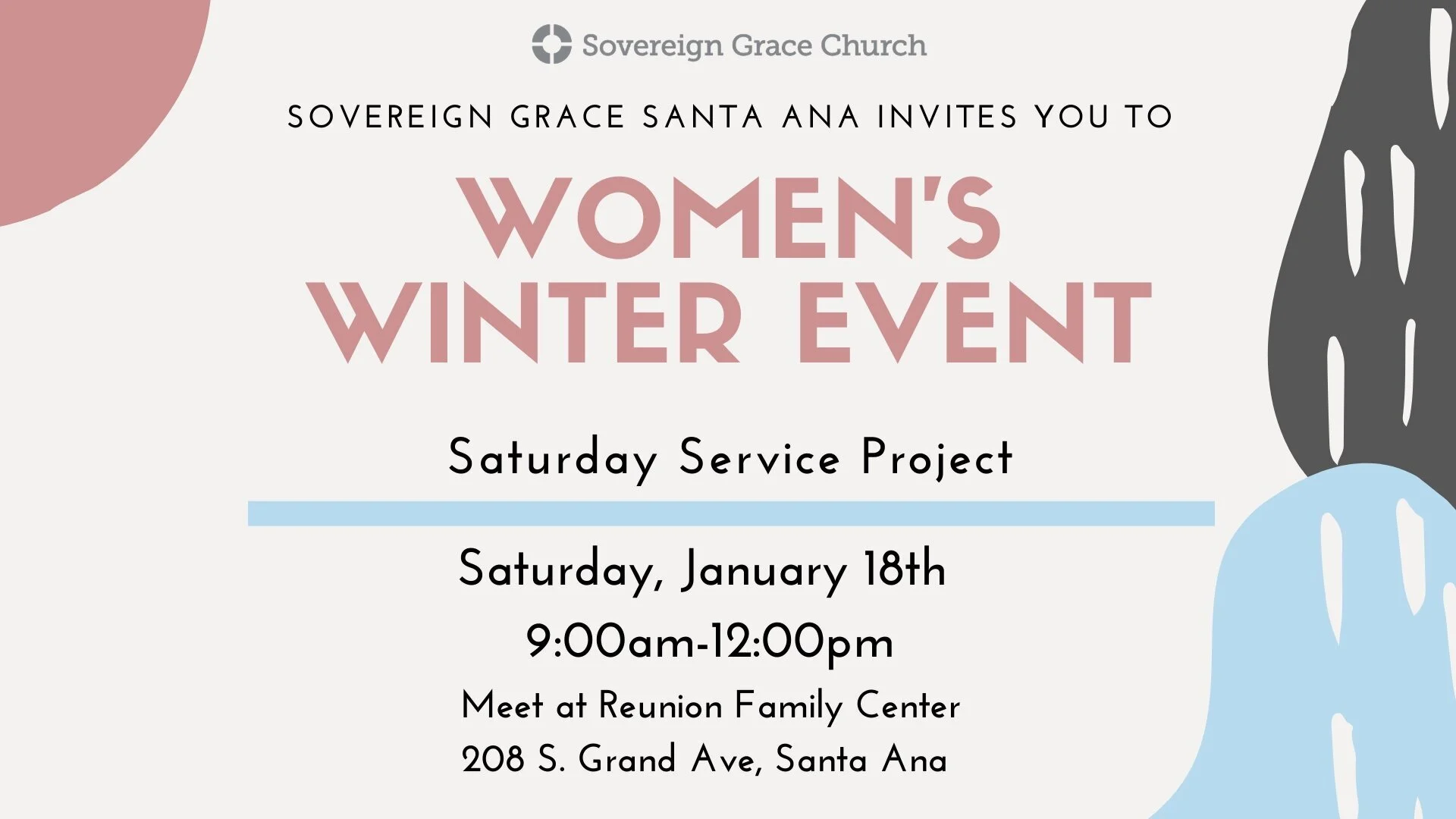 Womens Winter Event on January 18th 