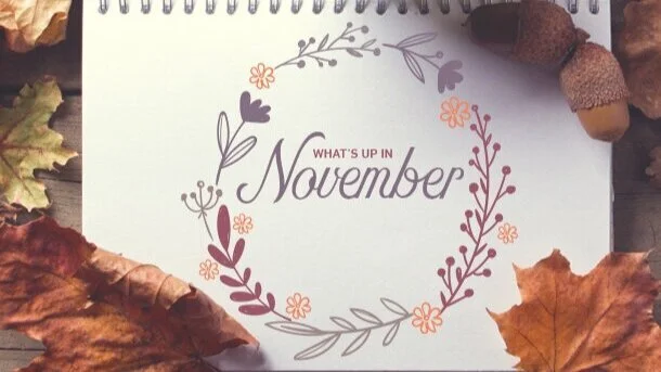 November Calendar Reminder 