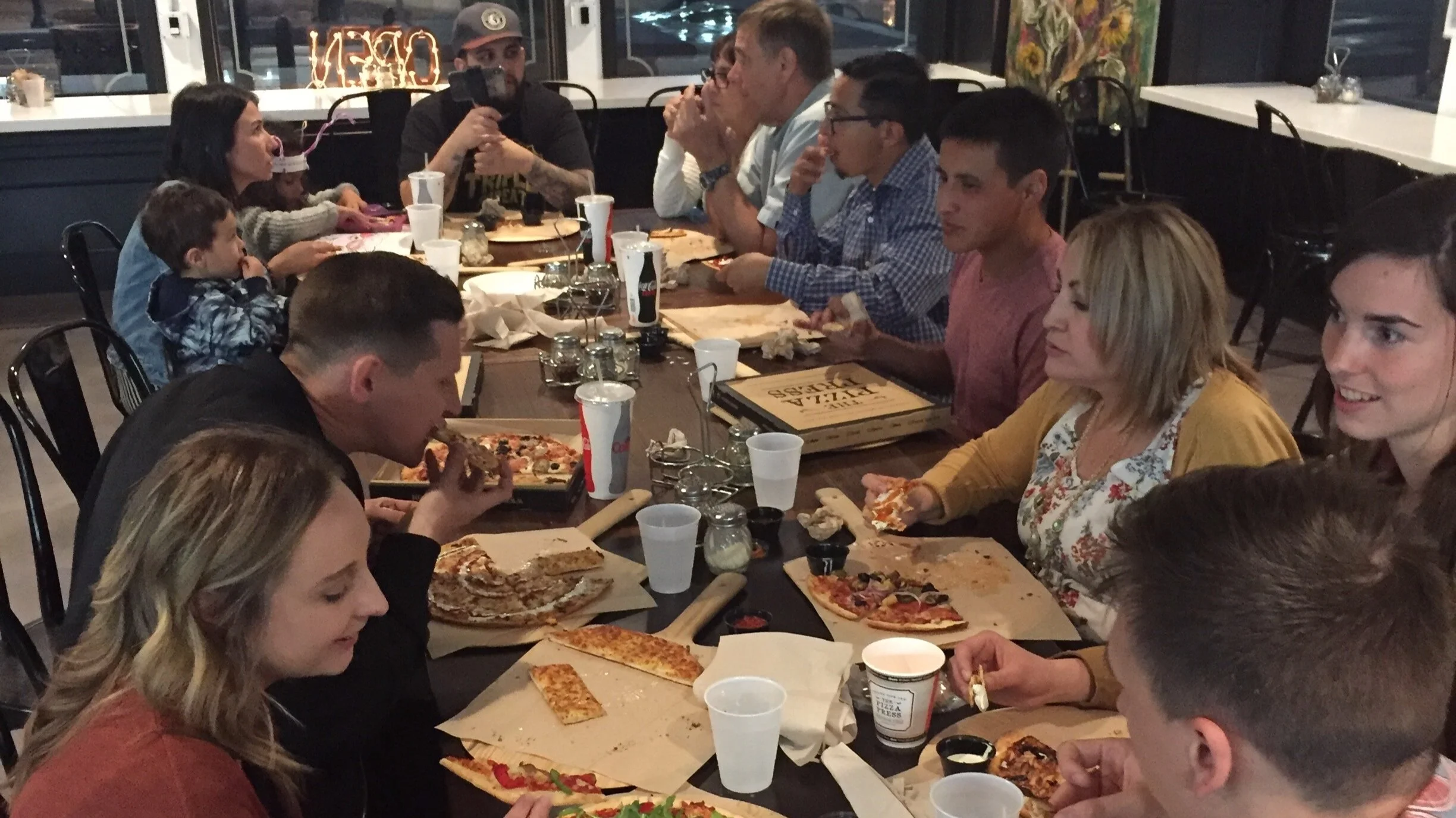 Lunch with Erik Rangel After Church 