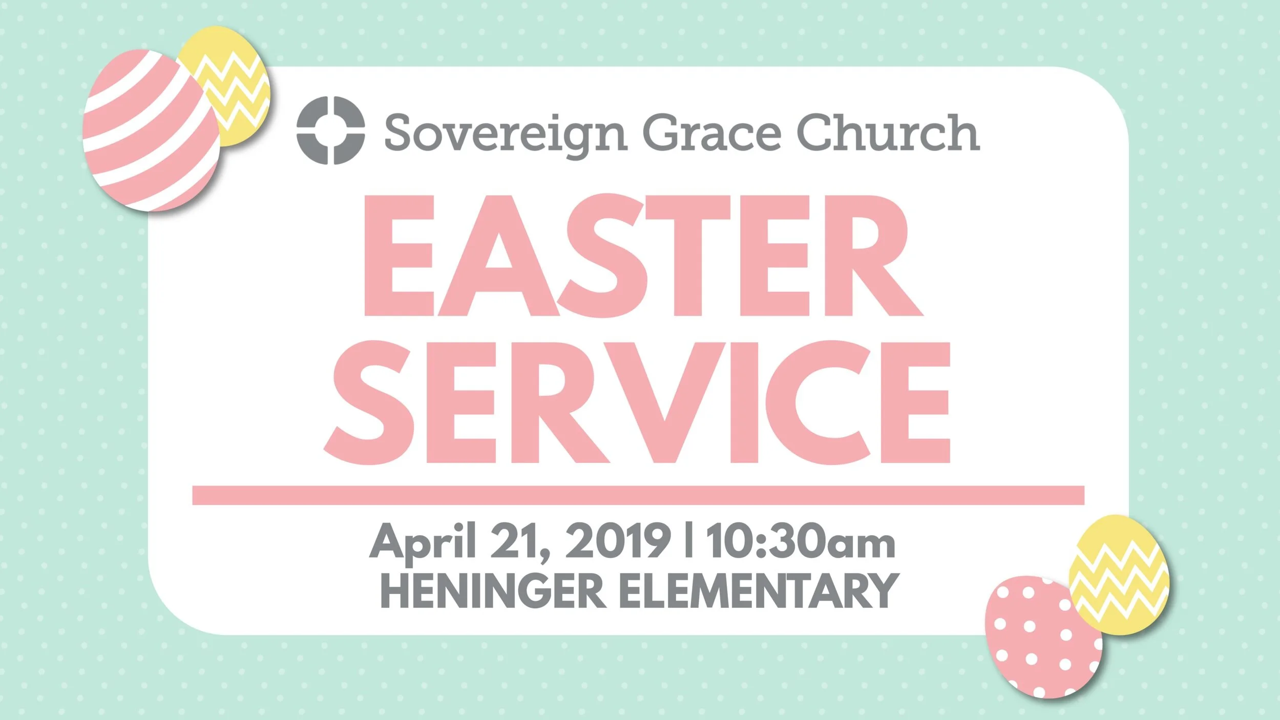 Join us for Easter on April 21st 