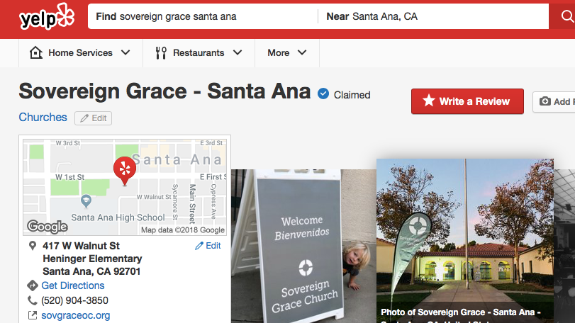Review Your Church on Yelp