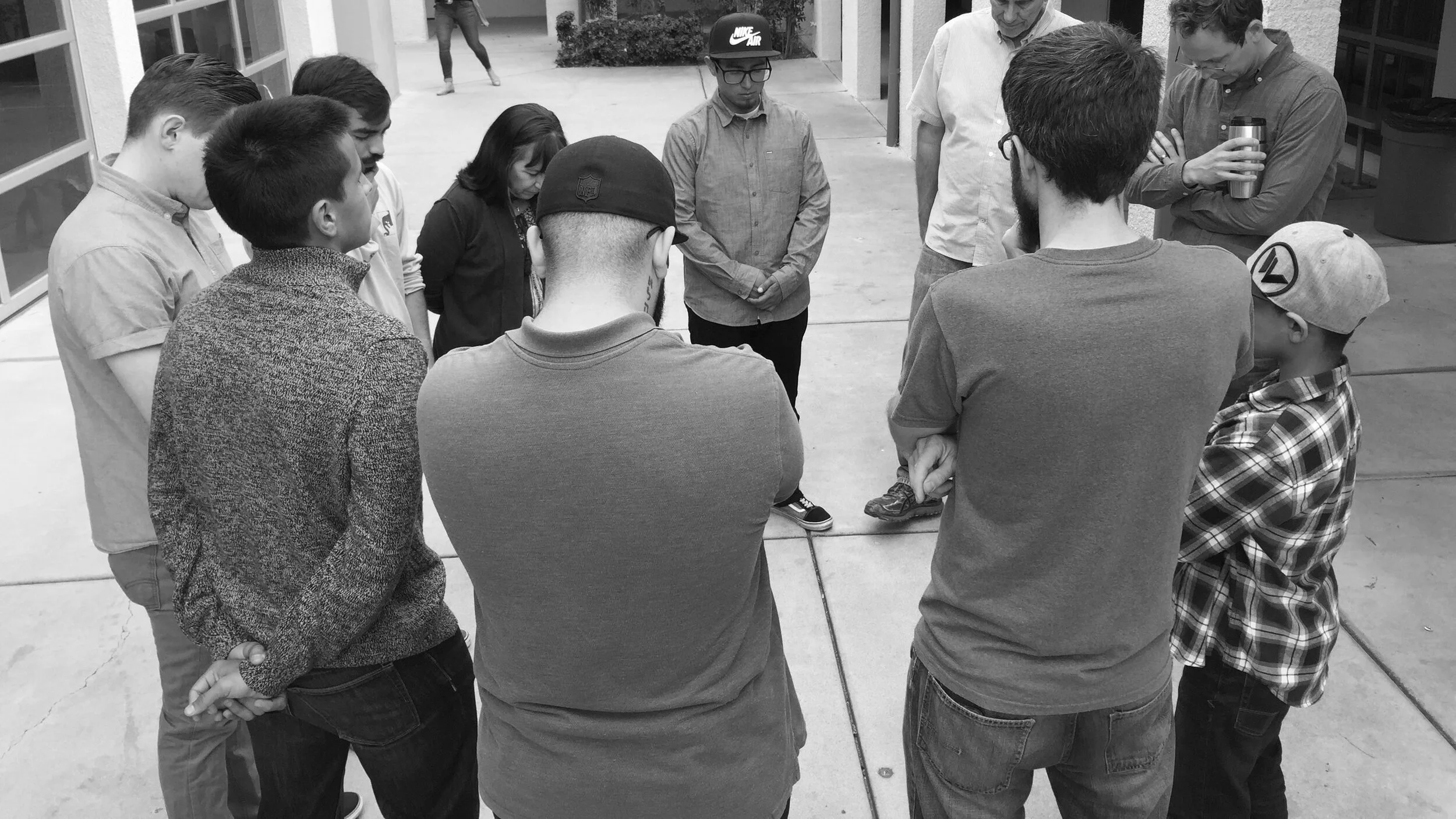 Praying Together On Father's Day