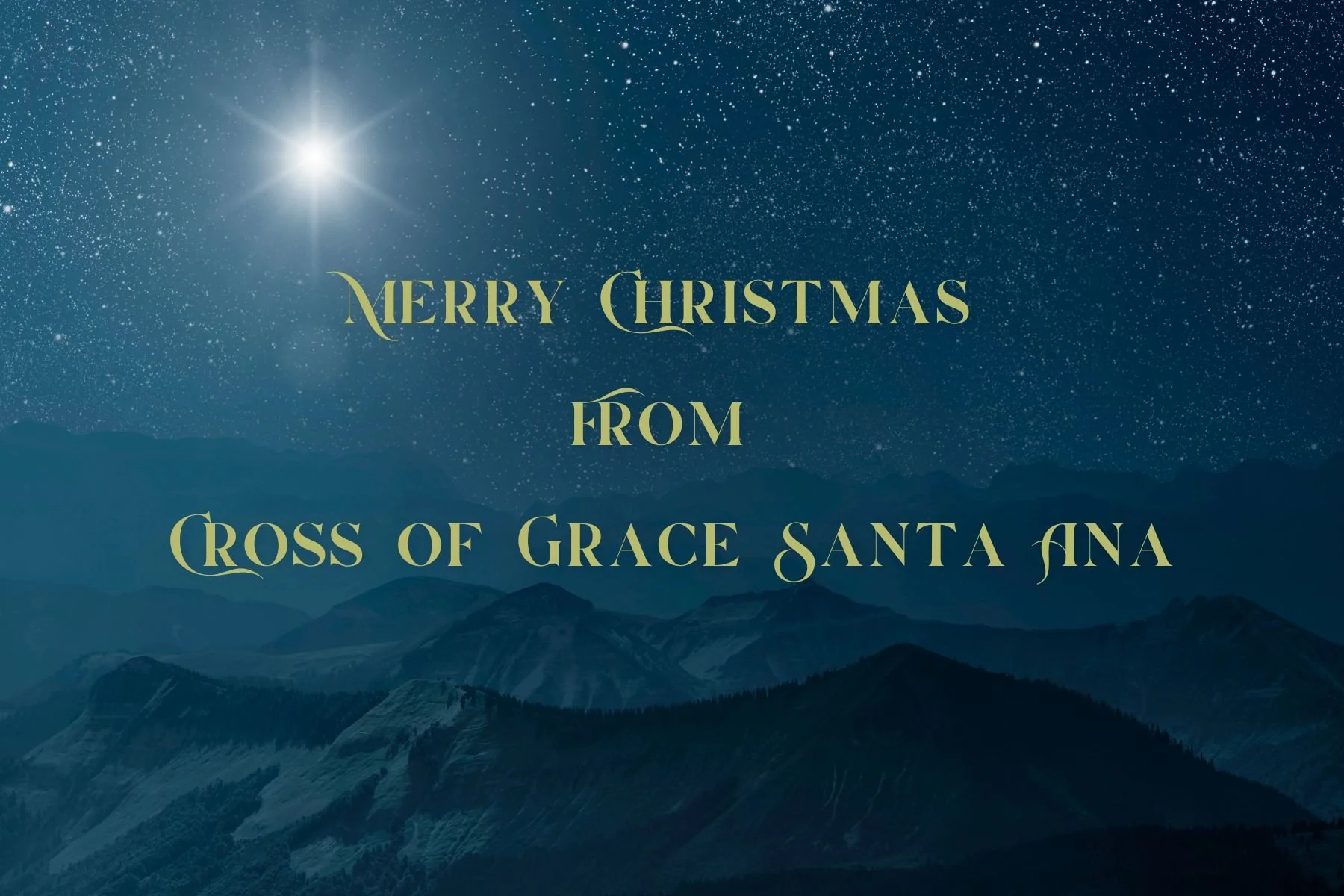 Merry Christmas from Cross of Grace