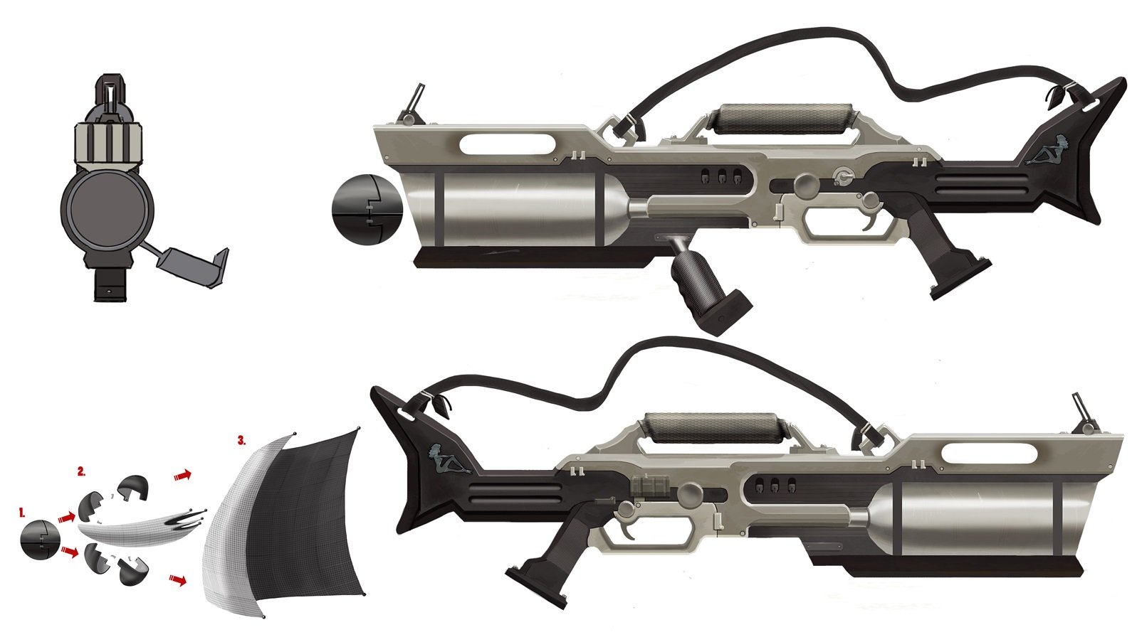 Netgun mechanism exploration