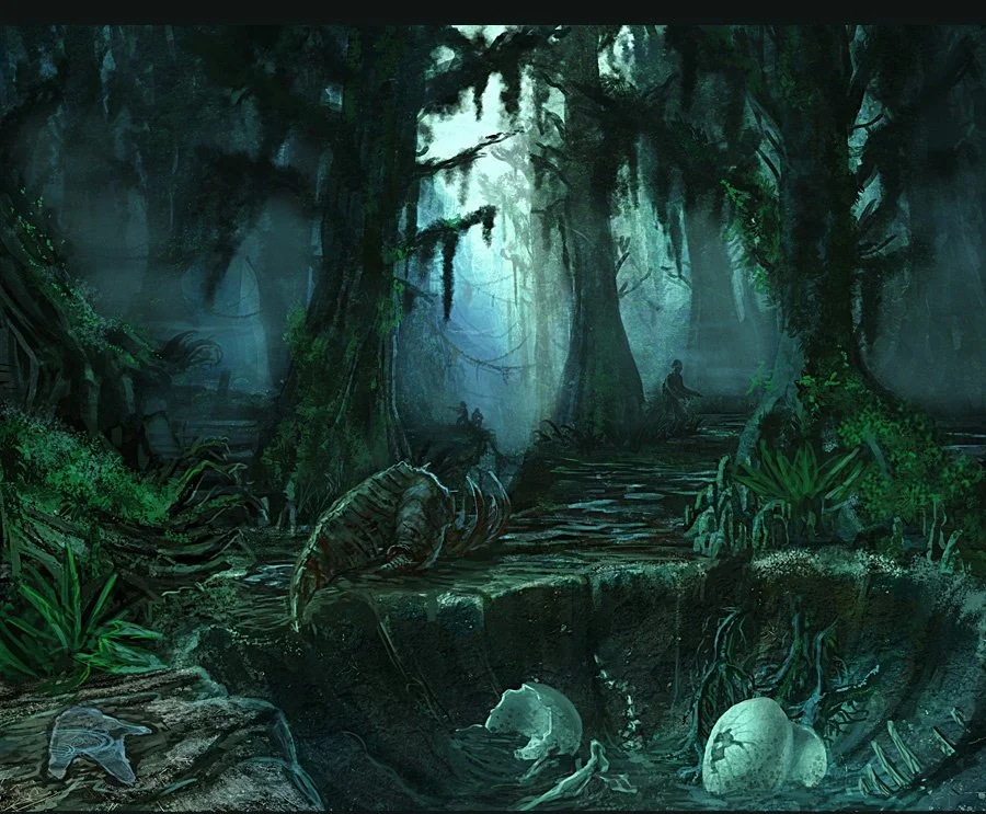 Concepts for the original Primal Carnage were much darker and moodier.