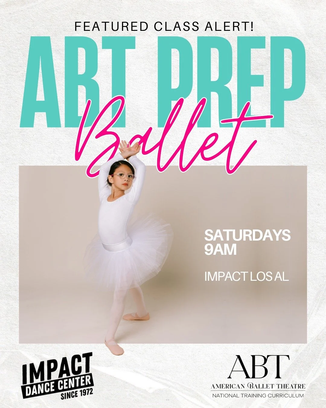 Thinking about leveling up your ballet training this season?

Our ABT&reg; Prep Ballet Tech Classes are designed for students ready to deepen their technique through the American Ballet Theatre&reg; National Training Curriculum, a world-class program