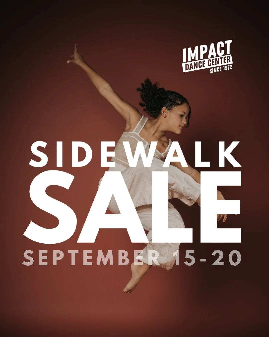 🎃 Sidewalk Sale at Impact Los Al! 🎃⁠
⁠
When: Monday - Saturday, September 15-20⁠
Where: Impact Dance Center &bull; Los Alamitos Location⁠
⁠
Get ready to score amazing deals on:⁠
✨ Dance basics &amp; accessories⁠
✨ Lightly-loved costumes⁠
✨ Brand-ne