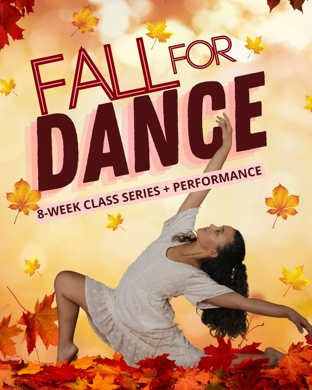 🍂✨ Get ready to Fall for Dance! ✨🍂⁠
⁠
Our special 8-week series is back, and it&rsquo;s the perfect way for your dancer to try something new, have fun, and take the stage in our magical Winter Fantasy Showcase!⁠
⁠
✅ 8 weeks of classes⁠
✅ Stage perf
