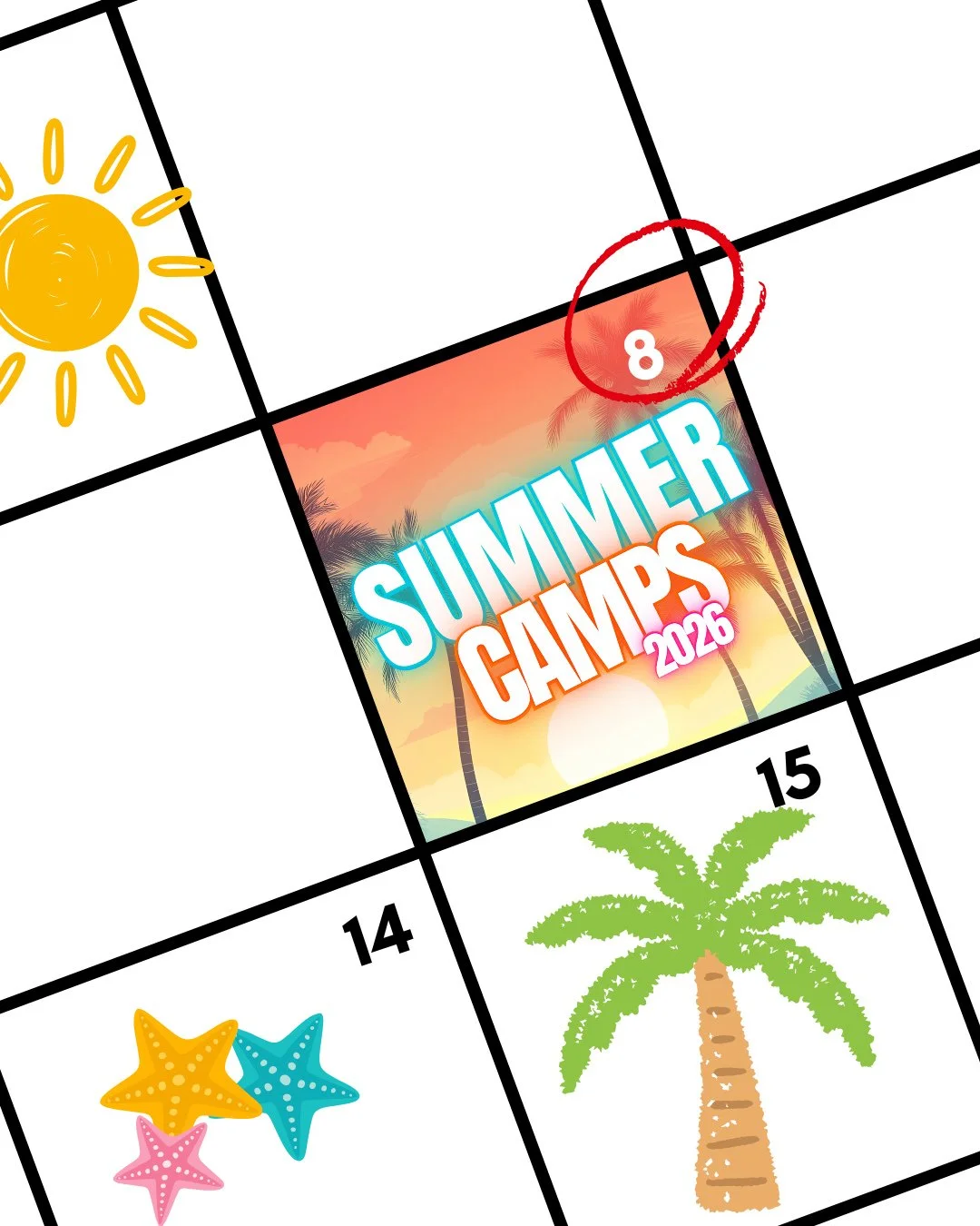 ☀️Mark your calendars&hellip; summer fun is coming! ☀️⁠
⁠
Summer fun is almost here! Our 2026 Summer Camps are dropping FEBRUARY 8th! Get ready for a season of dance, crafts, magic, and memories. ✨⁠
⁠
Early Bird Alert: Save $30 per camp when you regi