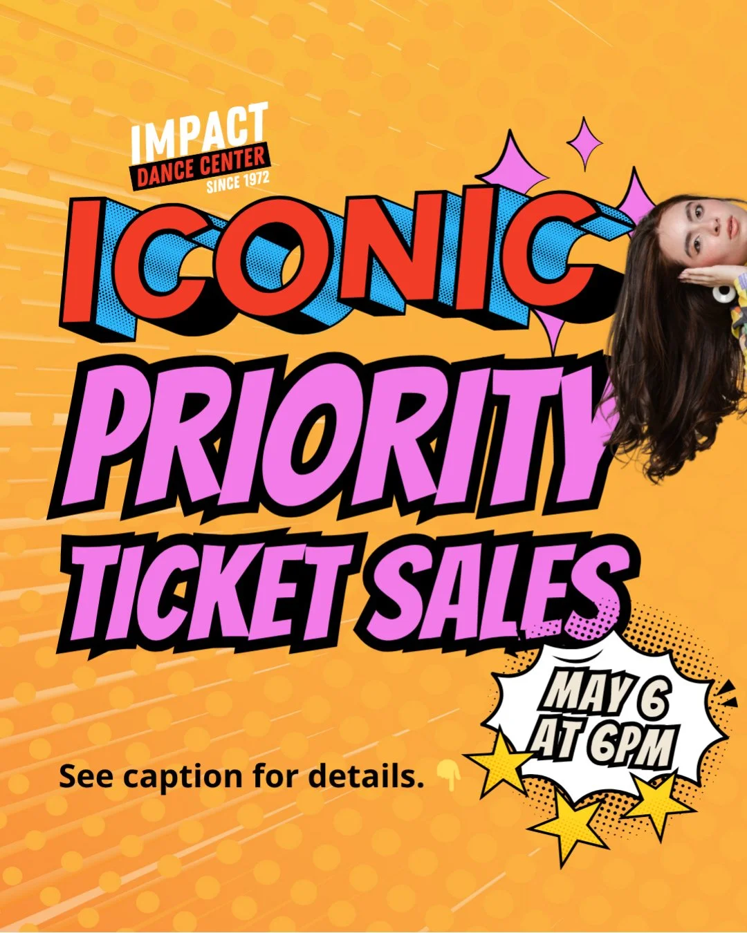 🎟️ RECITAL 2026 TICKETS GO LIVE WEDNESDAY, MAY 6 @ 6PM 🎟️⁠
The countdown is on for Recital 2026: Iconic &ndash; Legends in the Making ✨⁠
Get ready... this is your moment to grab seats for an unforgettable weekend of performances!⁠
⁠
⚠️ IMPORTANT: S