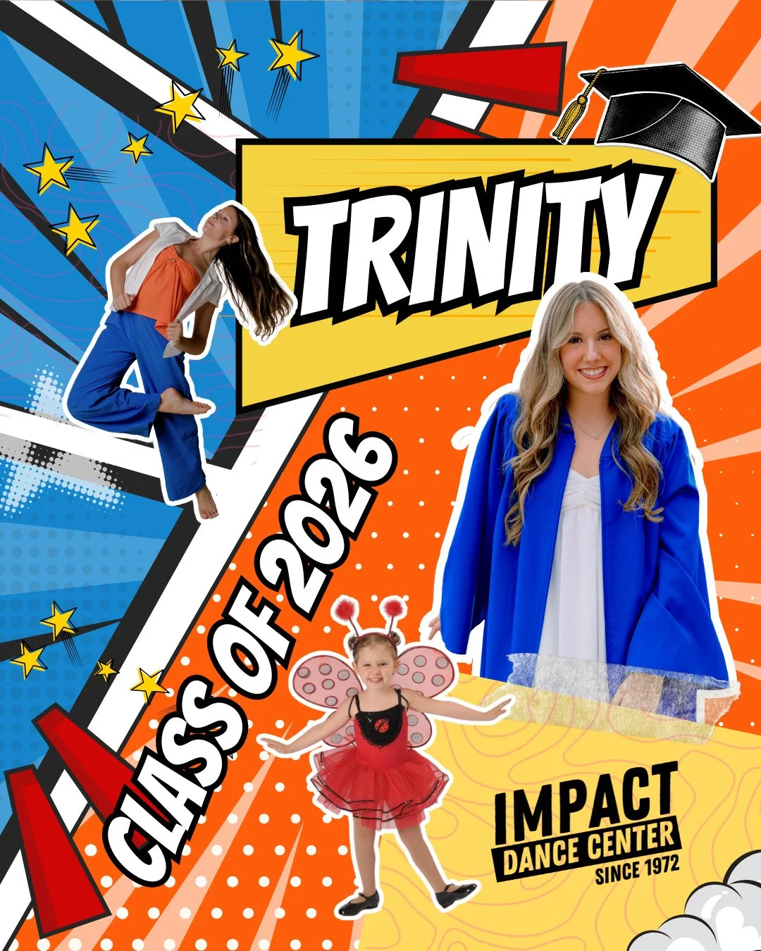 ✨🎓 ALL ABOUT TRINITY 🎓✨⁠
Trinity has always been one of those dancers who you can COUNT ON 👏💫 Calm under pressure, hardworking, supportive, and always down to lock in when it matters most.⁠
Some of her favorite memories had nothing to do with awa