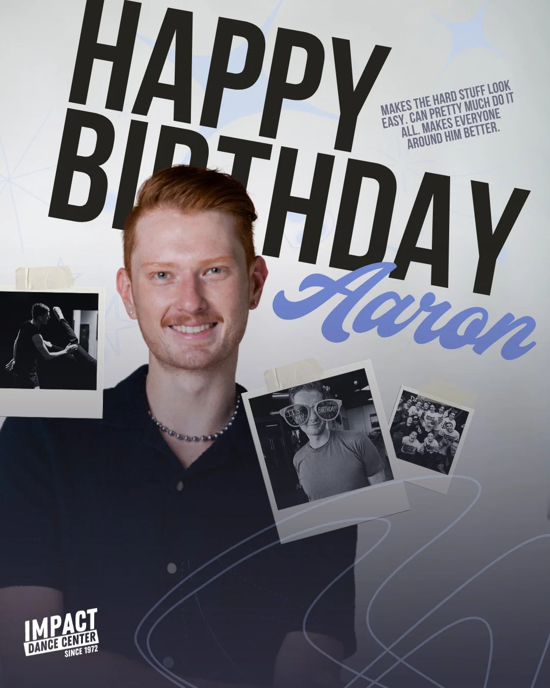 Happy birthday, Aaron! 🎉⁠
⁠
If you've ever watched Aaron casually demonstrate something and thought, "...well, now I have to rethink my whole life," you're not alone 😂 The best part? He'll turn around and help you do it too.⁠
⁠
His studen