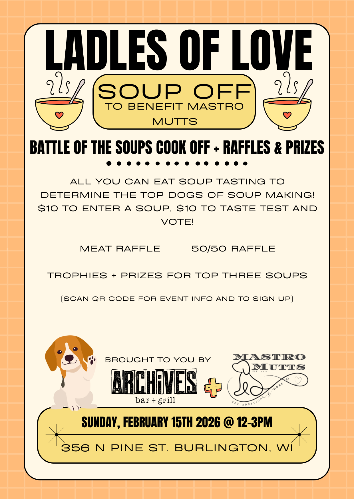 Ladles of Love Soup Off to Benefit Mastro Mutts Soup Entry