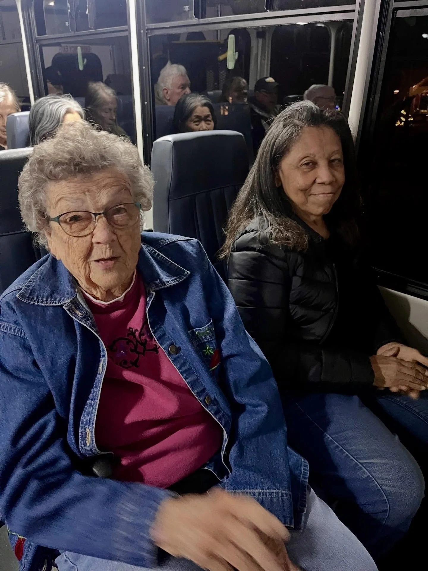 All aboard the holiday express! 🎄✨ Nothing like twinkling lights, good company, and a little festive cheer to make spirits bright!