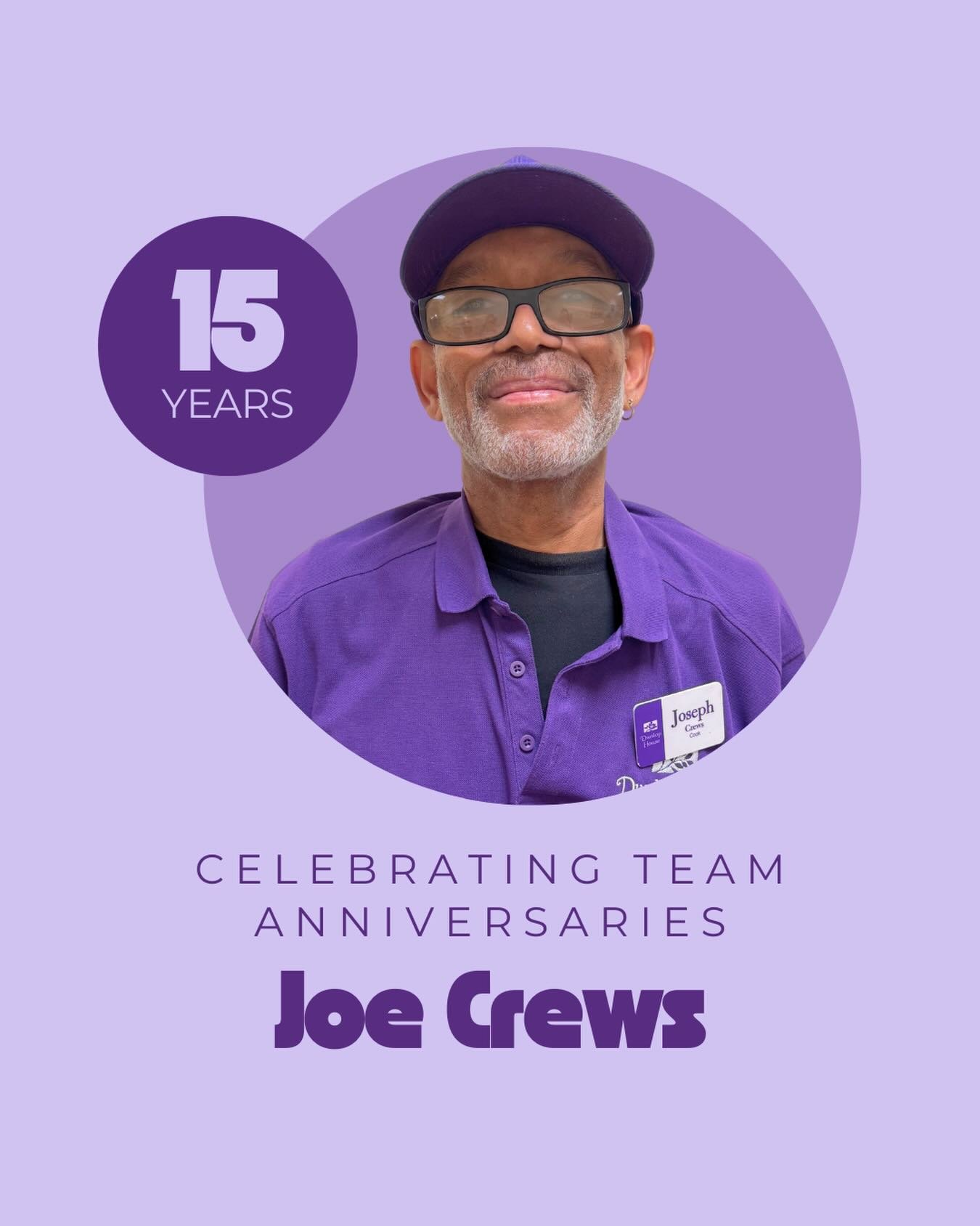 We&rsquo;re proud to celebrate the people who make our team exceptional.

Join us in congratulating Joe Crews on 15 years of dedication and excellence to Dunlop House.

Thank you, Joe, for the impact you&rsquo;ve made and the commitment you bring eve