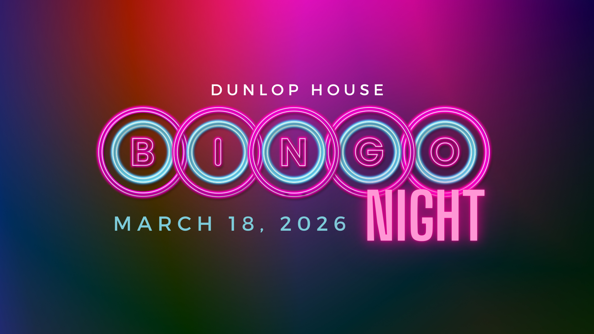 Dunlop House Bingo Night