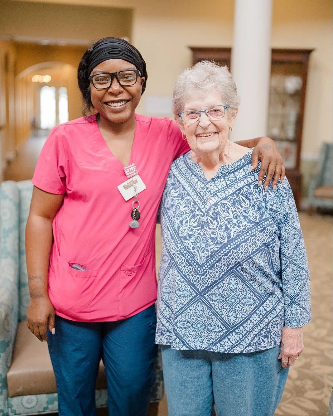 Let's give a big round of applause and show some love for our amazing Employee of the Month! 💜 

✨ Lashana Jones, PCA ✨

Lashana's dedication, hard work, and positive attitude have made a lasting impact on our residents, families, and team.