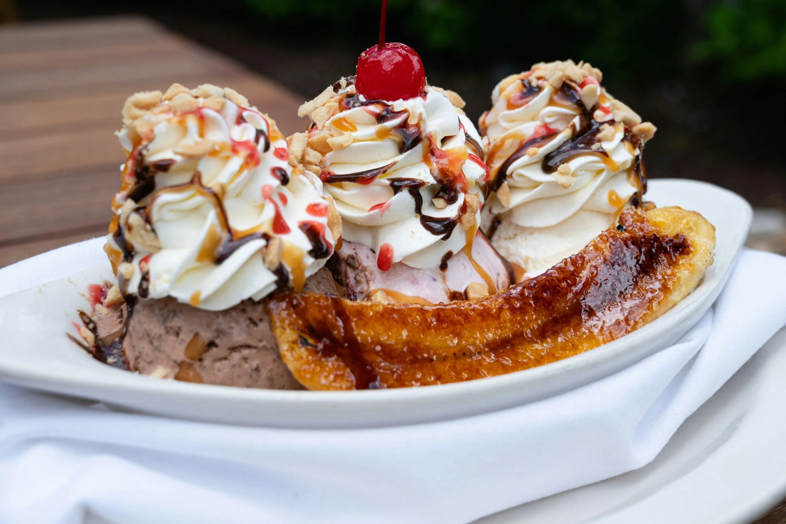 Banana Splits in the Courtyard