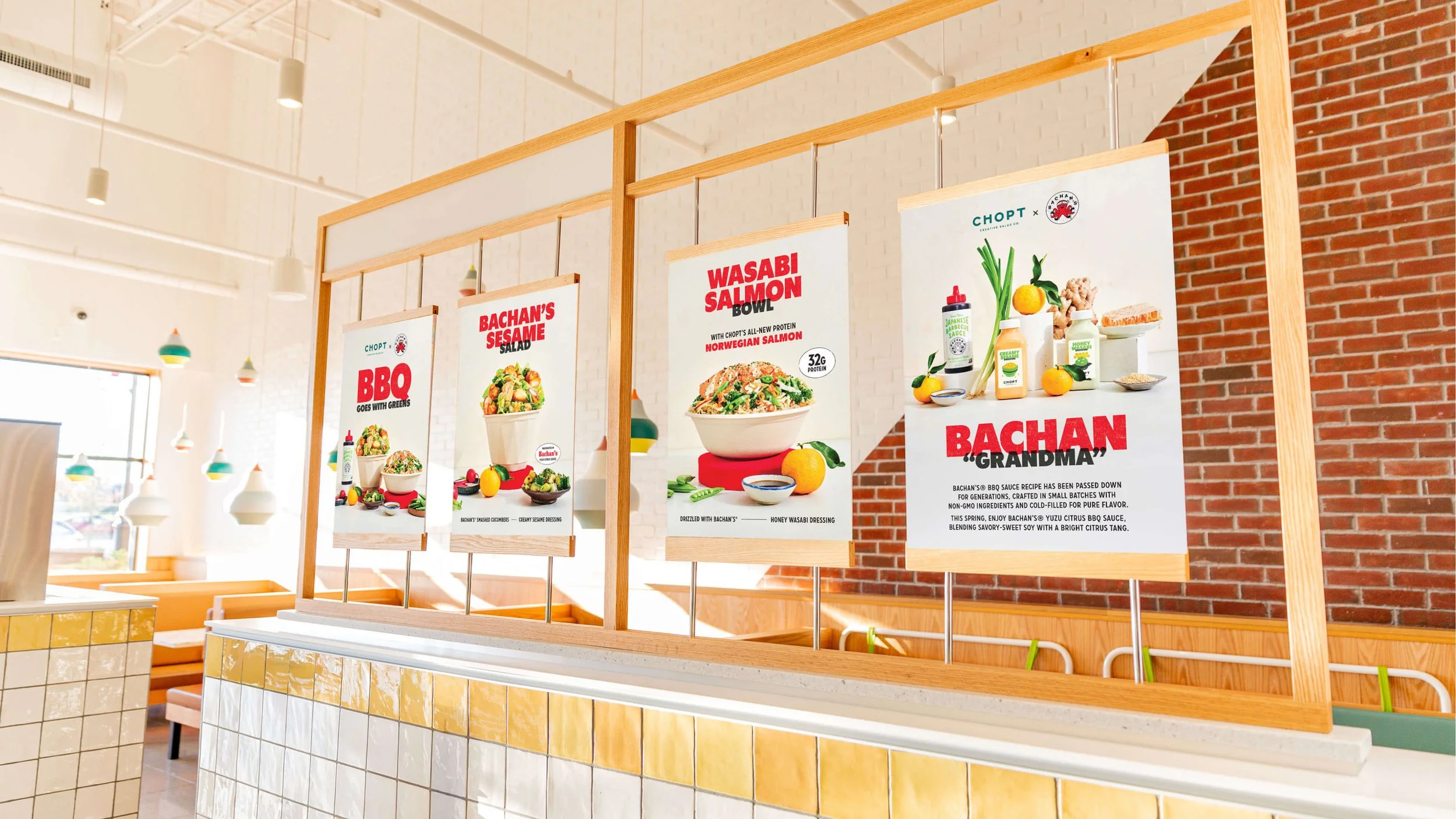 Chopt x Bachan's In-store Posters