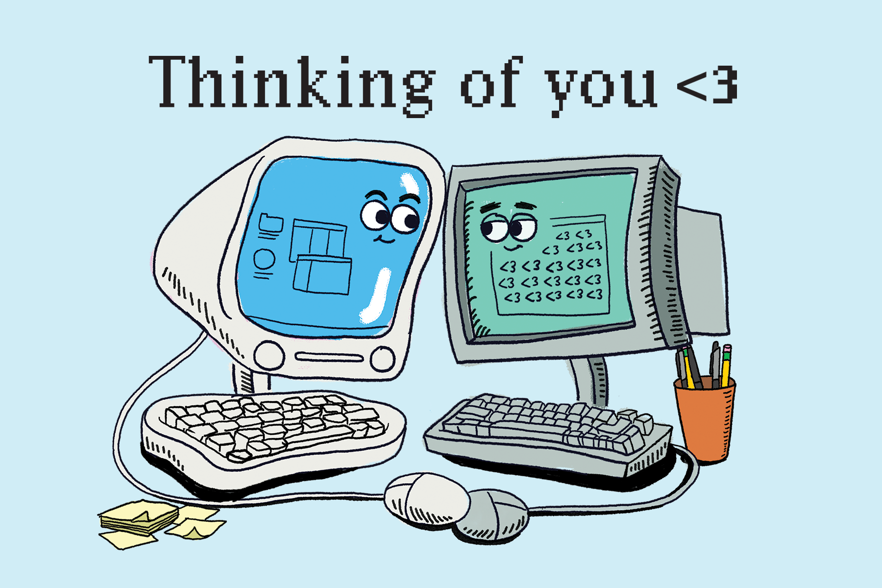Thinking of You Postcard, 4x6