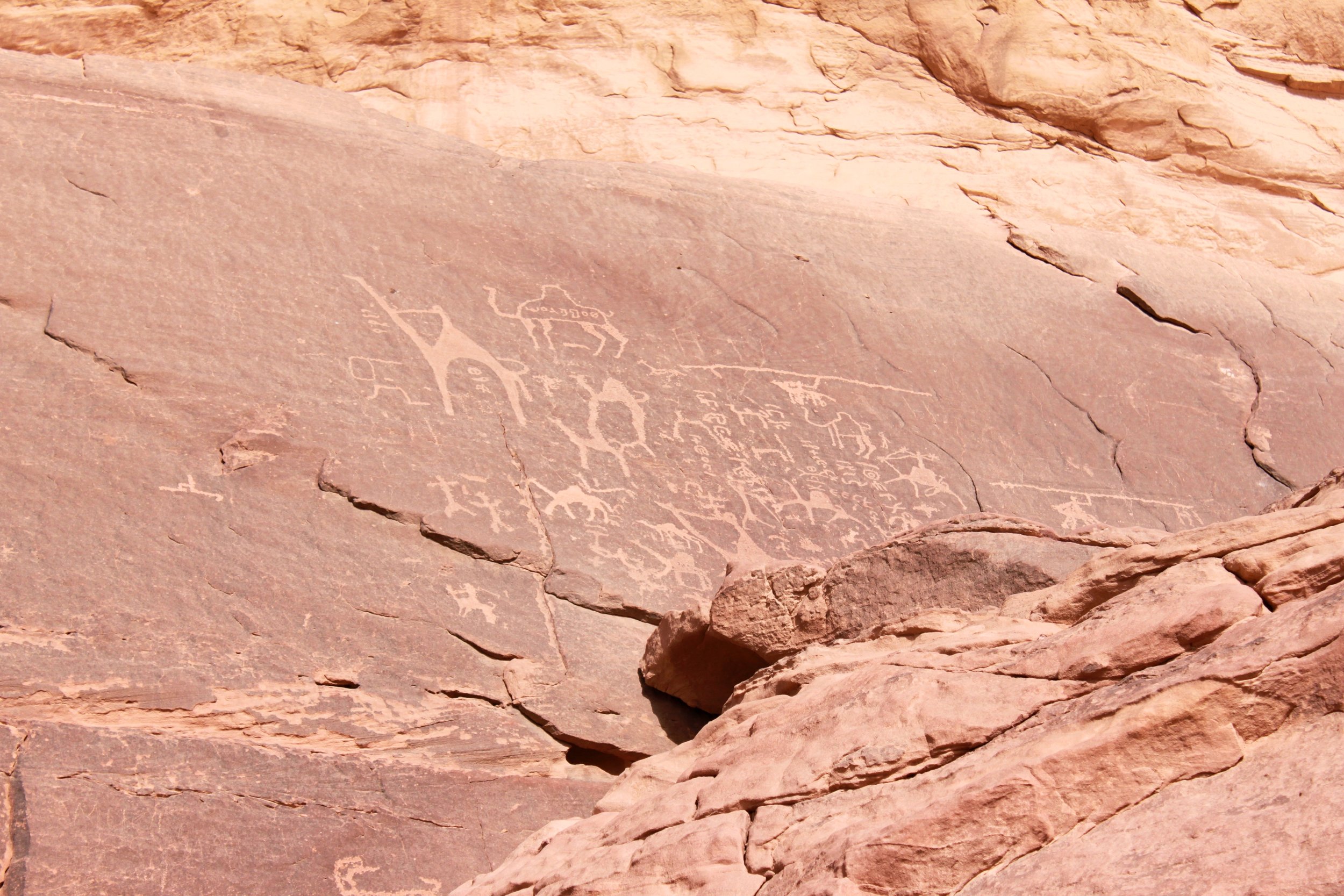 Wadi Rum, Jordan- petroglyphs.JPG
