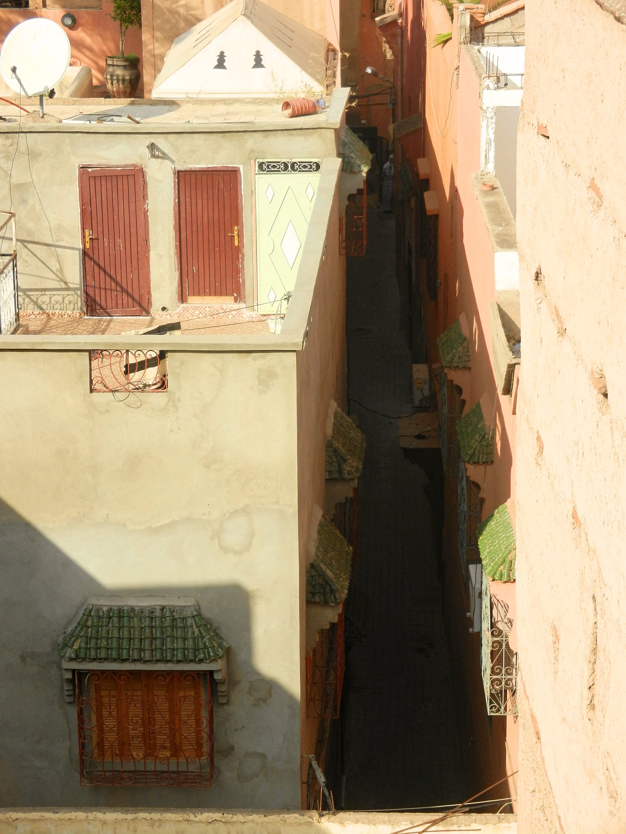 A street in the medina of Marrakesh