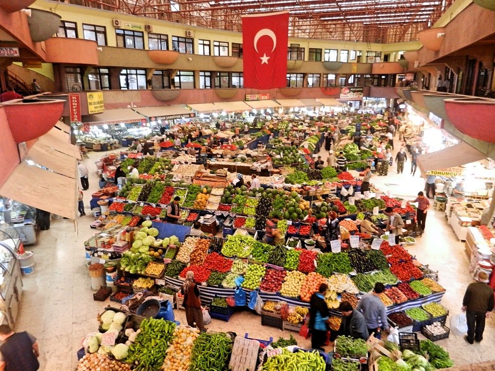Konya food market, Turkey.jpg